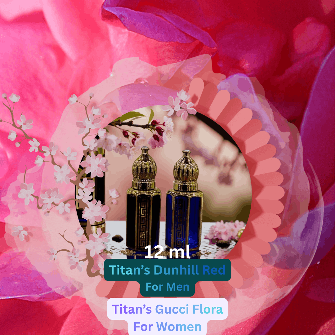 Titans Signature Attars 12 ml, Dunhill Red & Guuci Flora